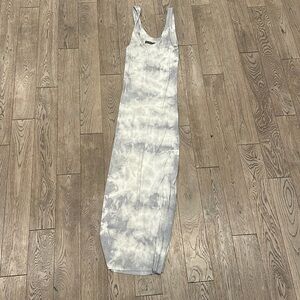 NWOT Enza Costa Blue & White Scoopneck dress